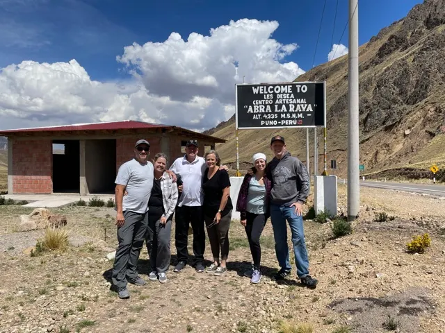 This is the stop at 14k feet. You can see the sign in the background.