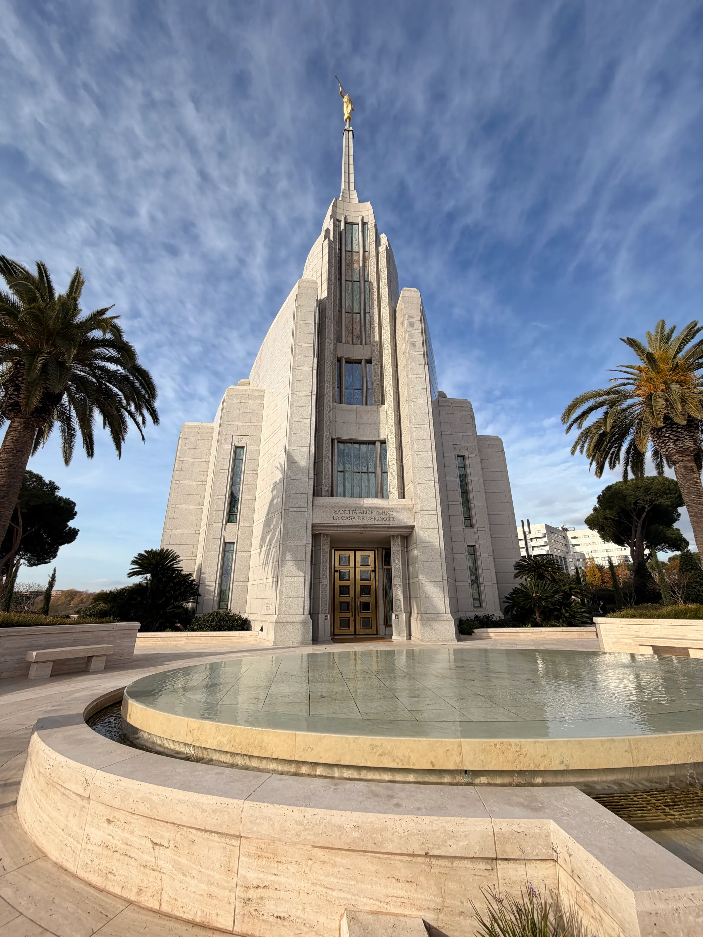 Such a beautiful building. Holiness to the Lord. House of the Lord. That is written in many languages above the front door of the temple.