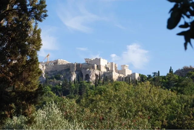 The Acropolis from afar....