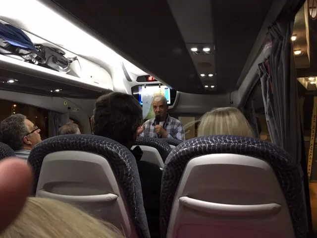 Bus ride to hotel in Netanya.....