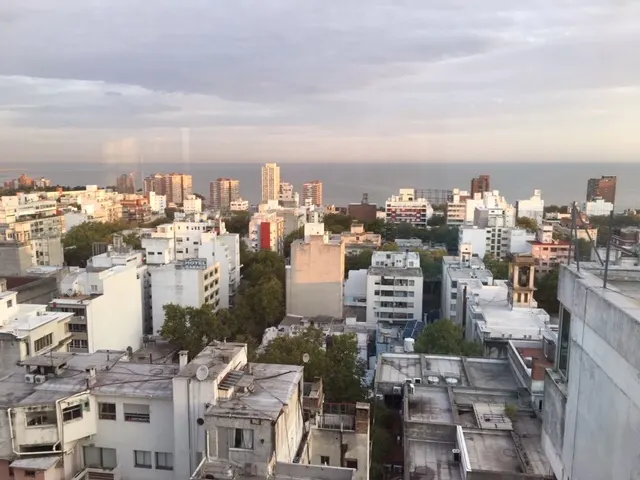 The next pictures were shot yesterday at the top of the hotel looking out to 'sea' (south). Actually what you are seeing is a VERY LARGE River. It is fresh water.
