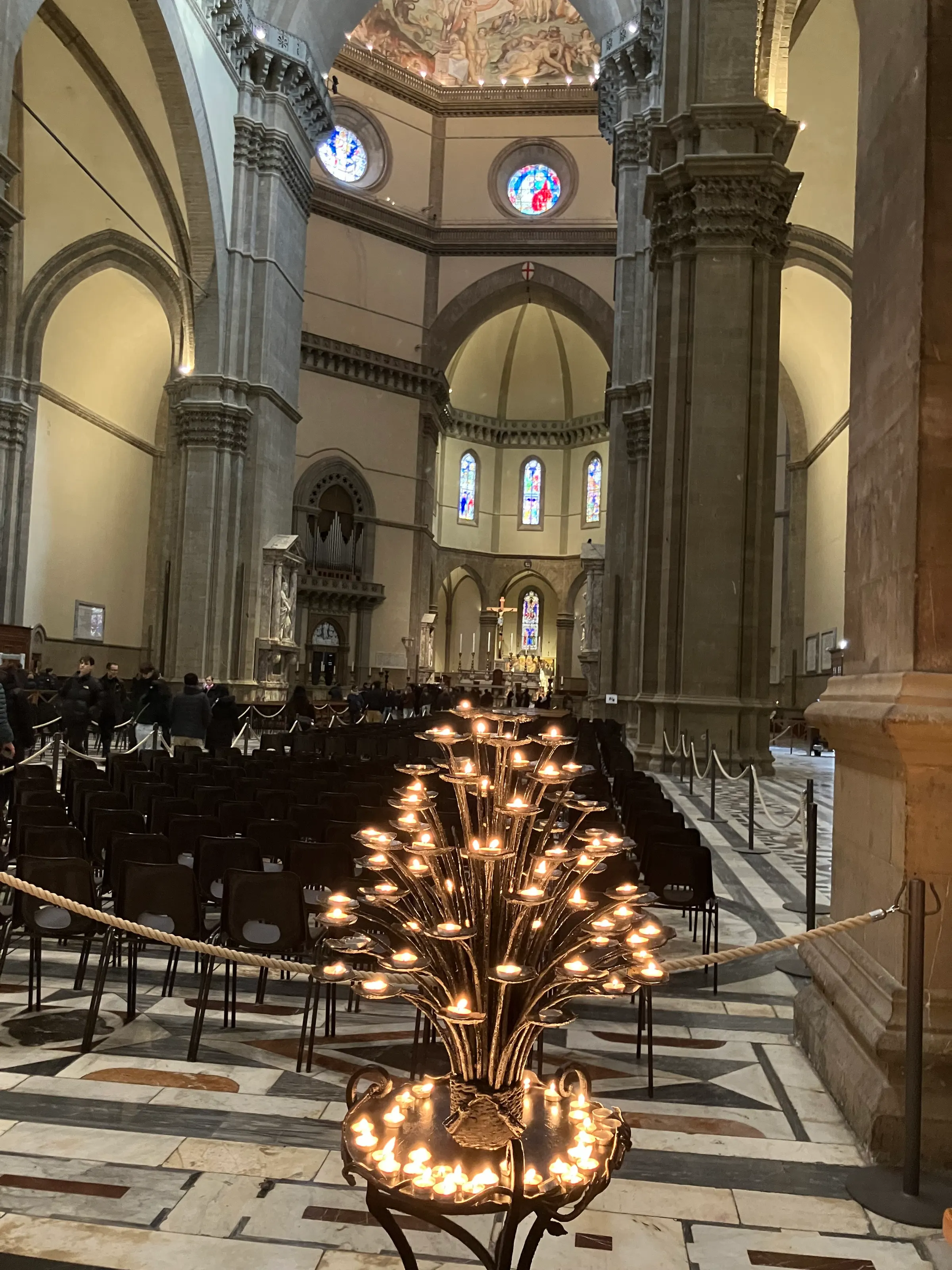 An offering tree in the Duomo Cathedral in Florence.