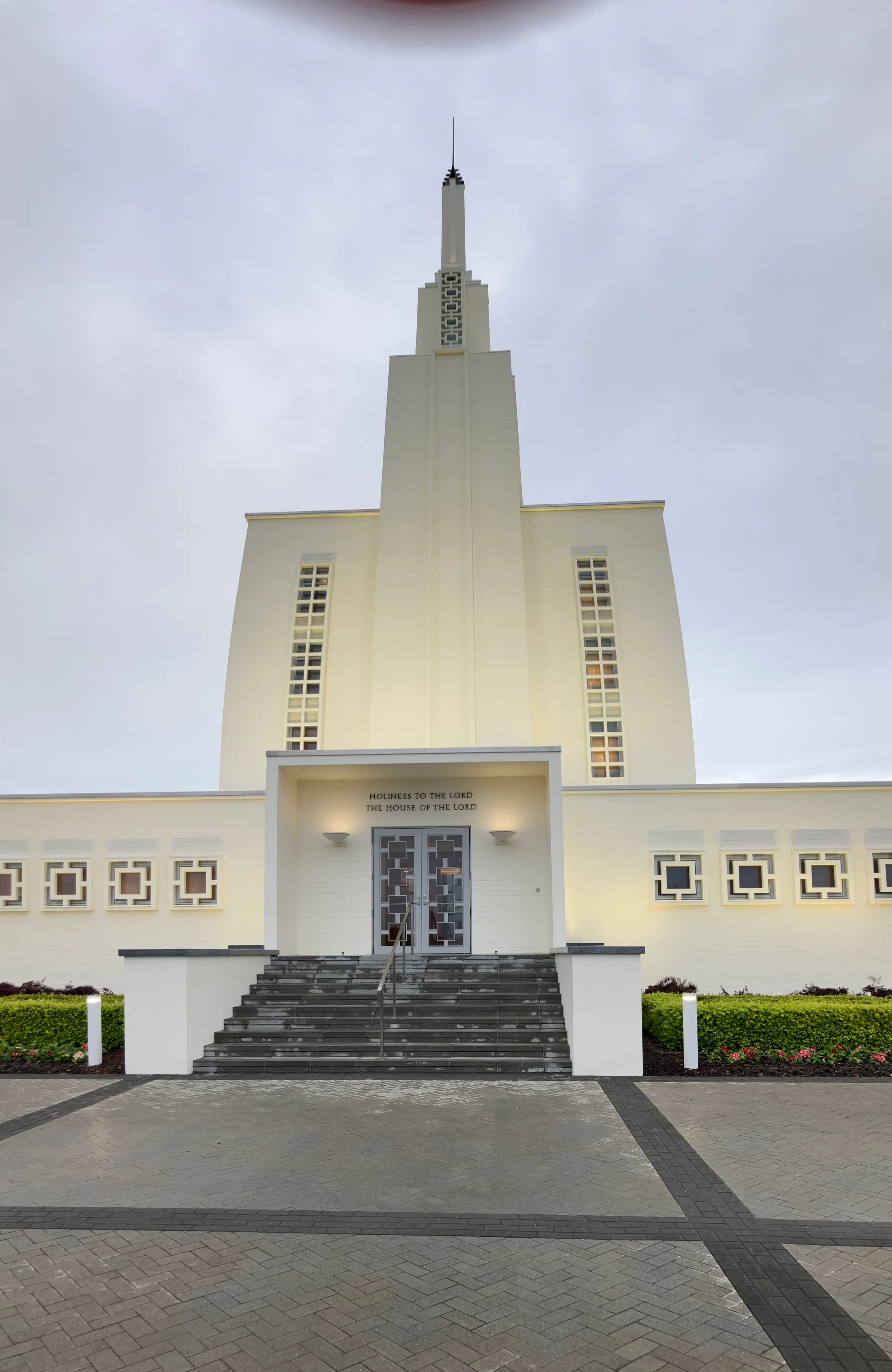 Like the London Temple, they have a center that has a Christus that you can see through the windows. This one was lovely and sits down the hill a bit from the temple. The temple grounds is huge, some 38 acres, which I believe is bigger than the grounds in London.