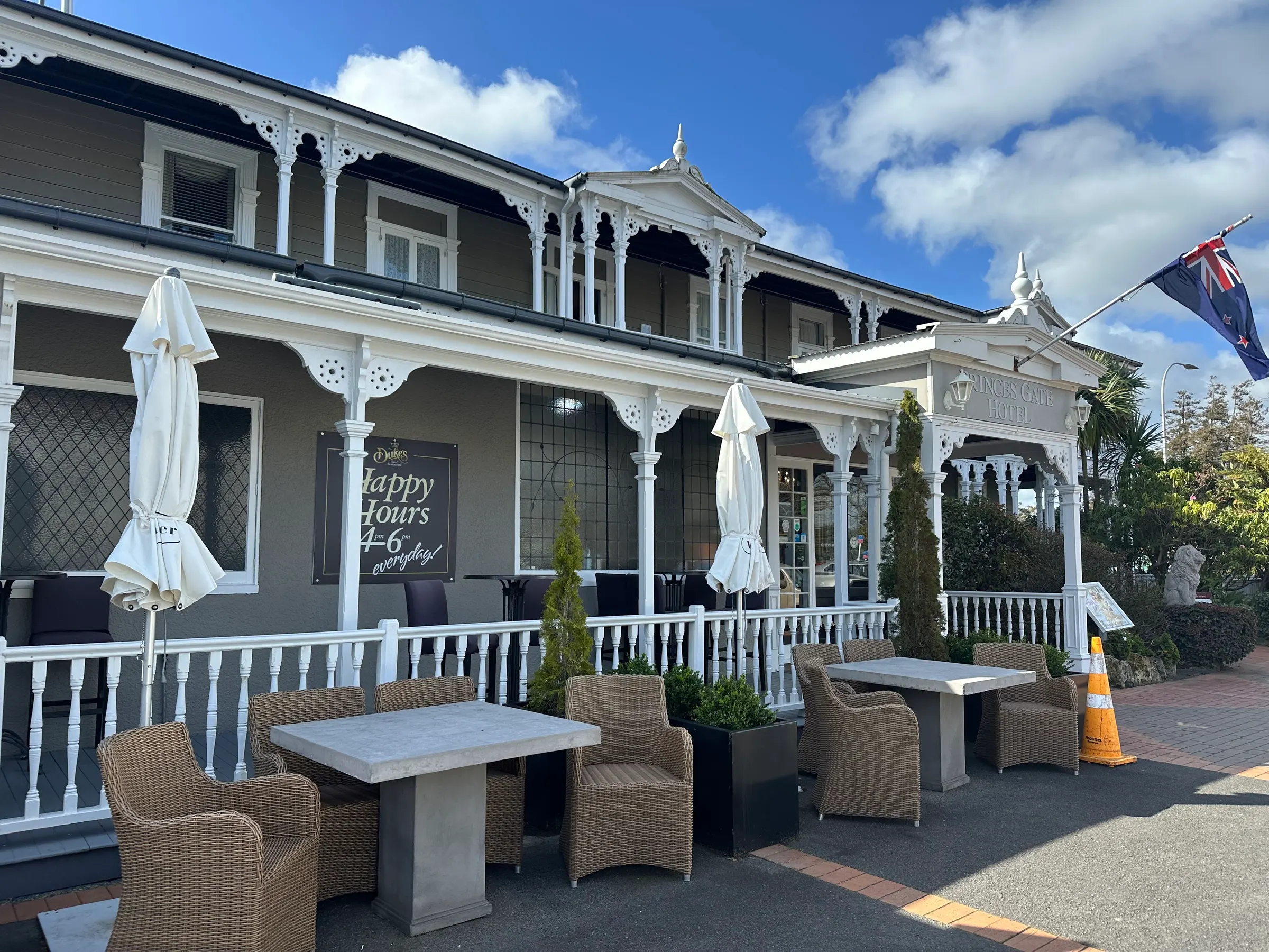 This is the front to our ‘boutique’ hotel. It’s interesting as it has a beautiful old lobby area that I showed on yesterday’s blog. But you go outside to get into your rooms. The whole thing creaks!