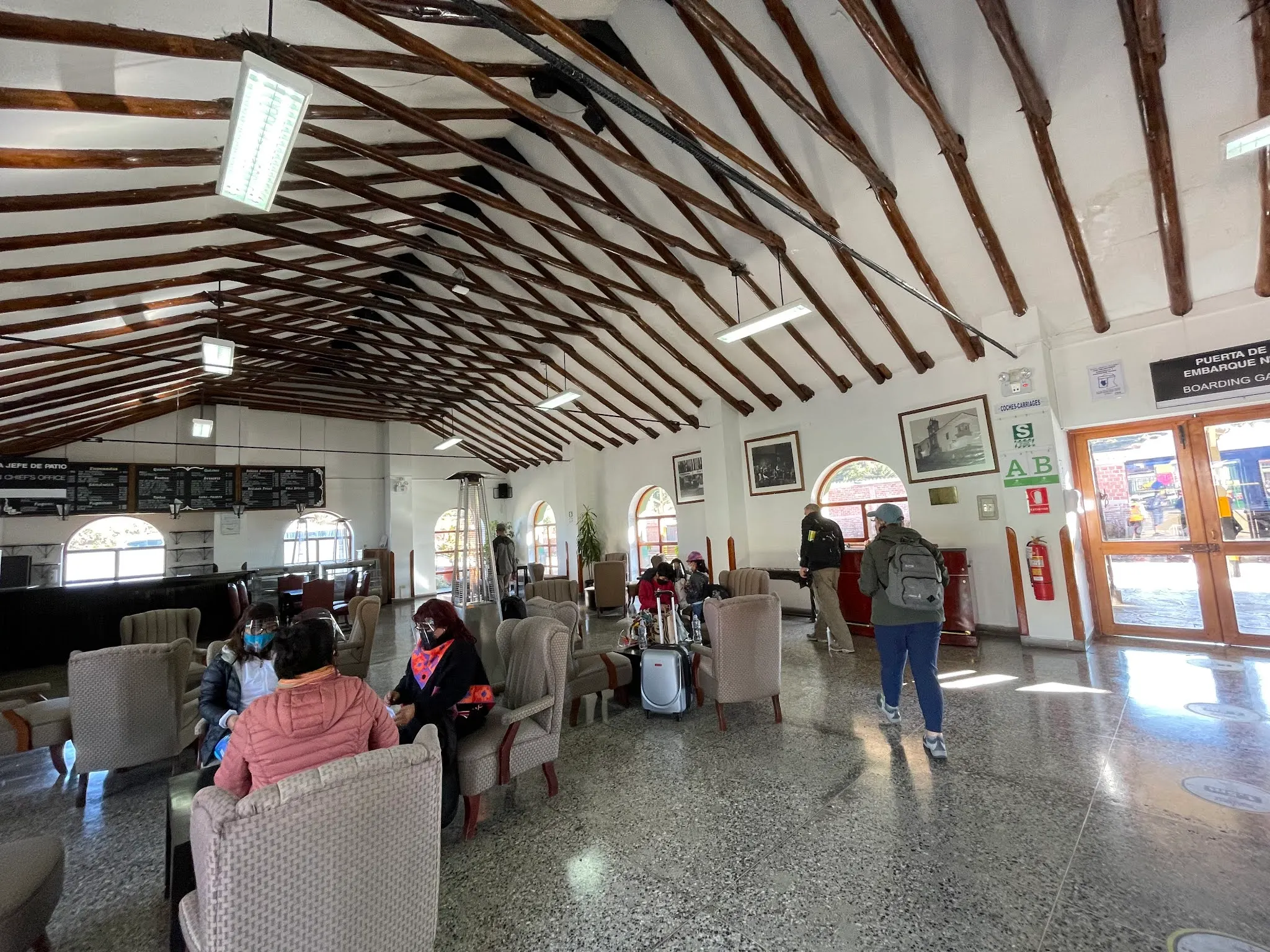 The Poroy Train terminal in Cusco. About 45 minute drive from downtown Cusco.