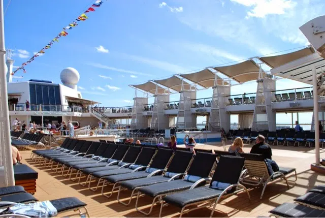 Deck 14...the pool deck.