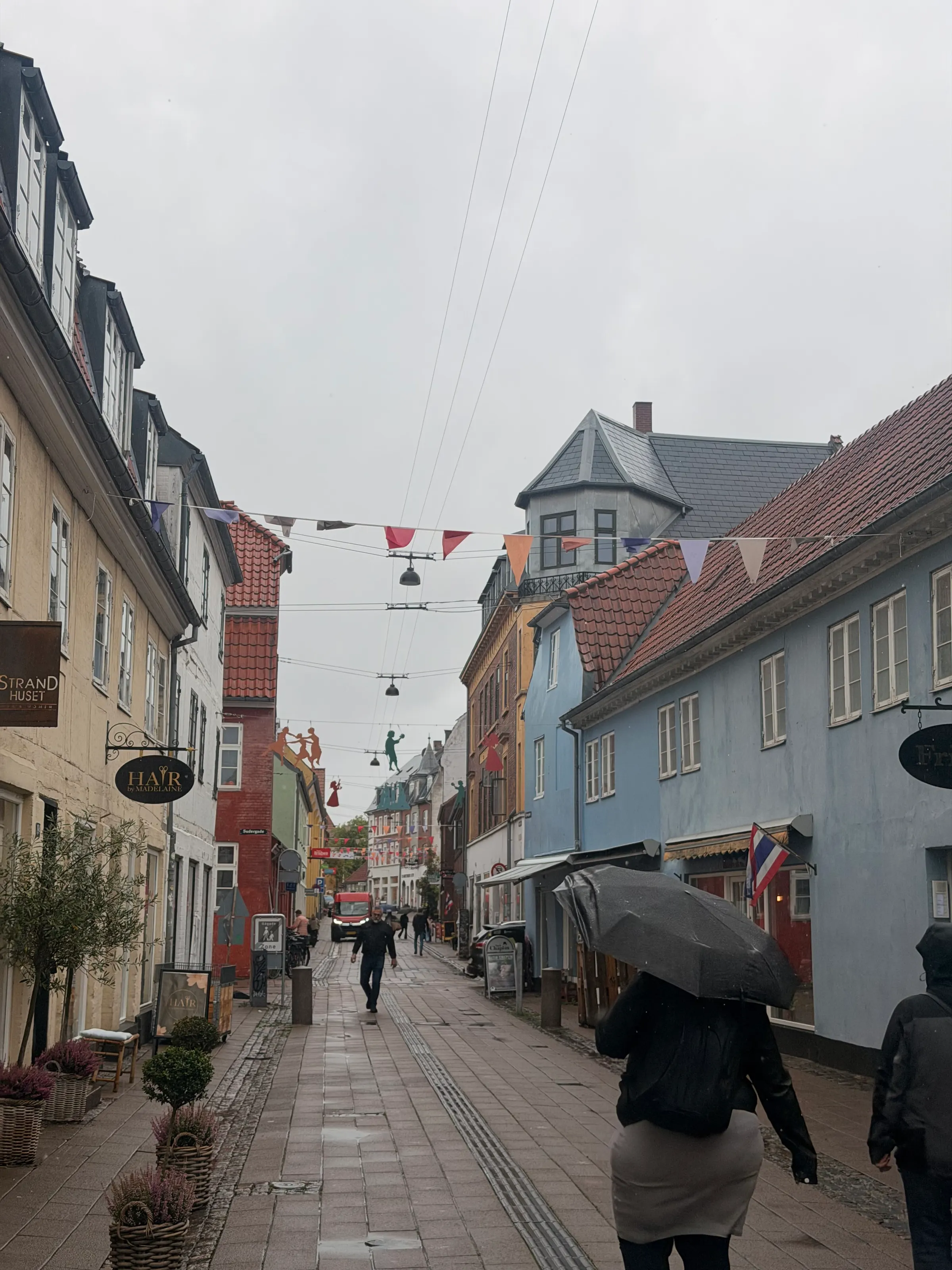 We loved the streets in Helsingor.