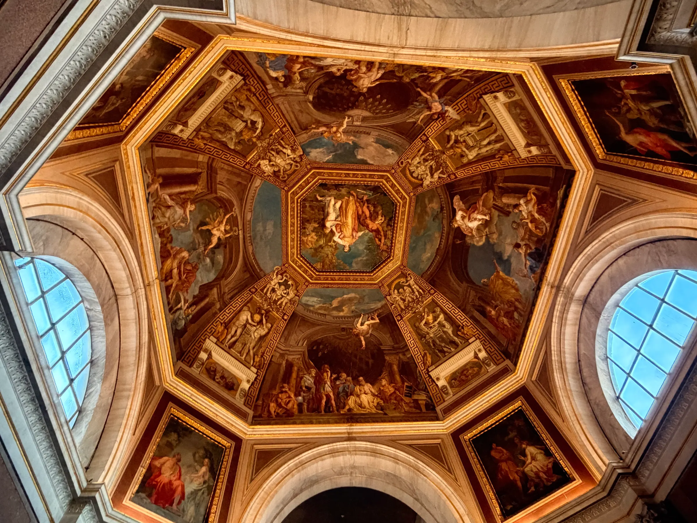 You get to see lots of these beautiful domes that some famous artist created. There are many who have done works in these places.