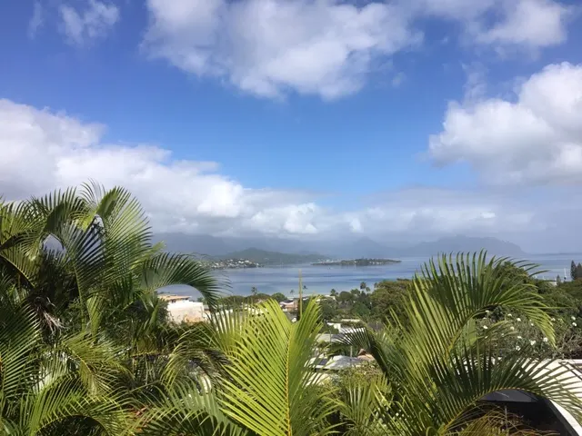 Kaneohe Bay from our room...