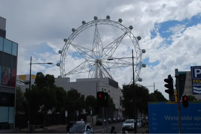 Melbourne's version of the London Eye. This is not quite as big though....