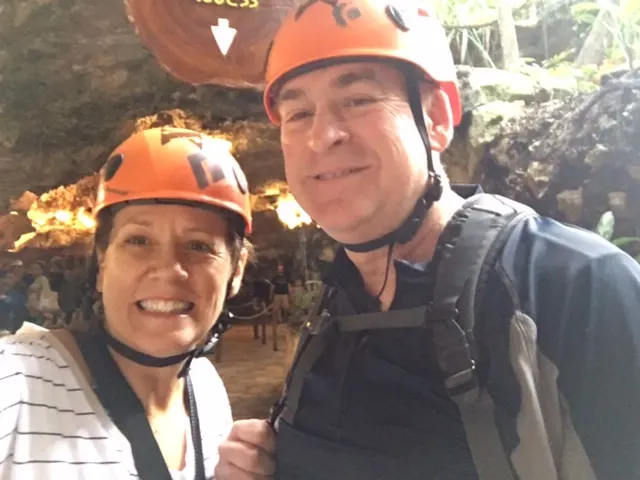 A couple of the zip line towers. 14 in total. On zip line took 80 seconds to traverse...pretty long...pretty fast.