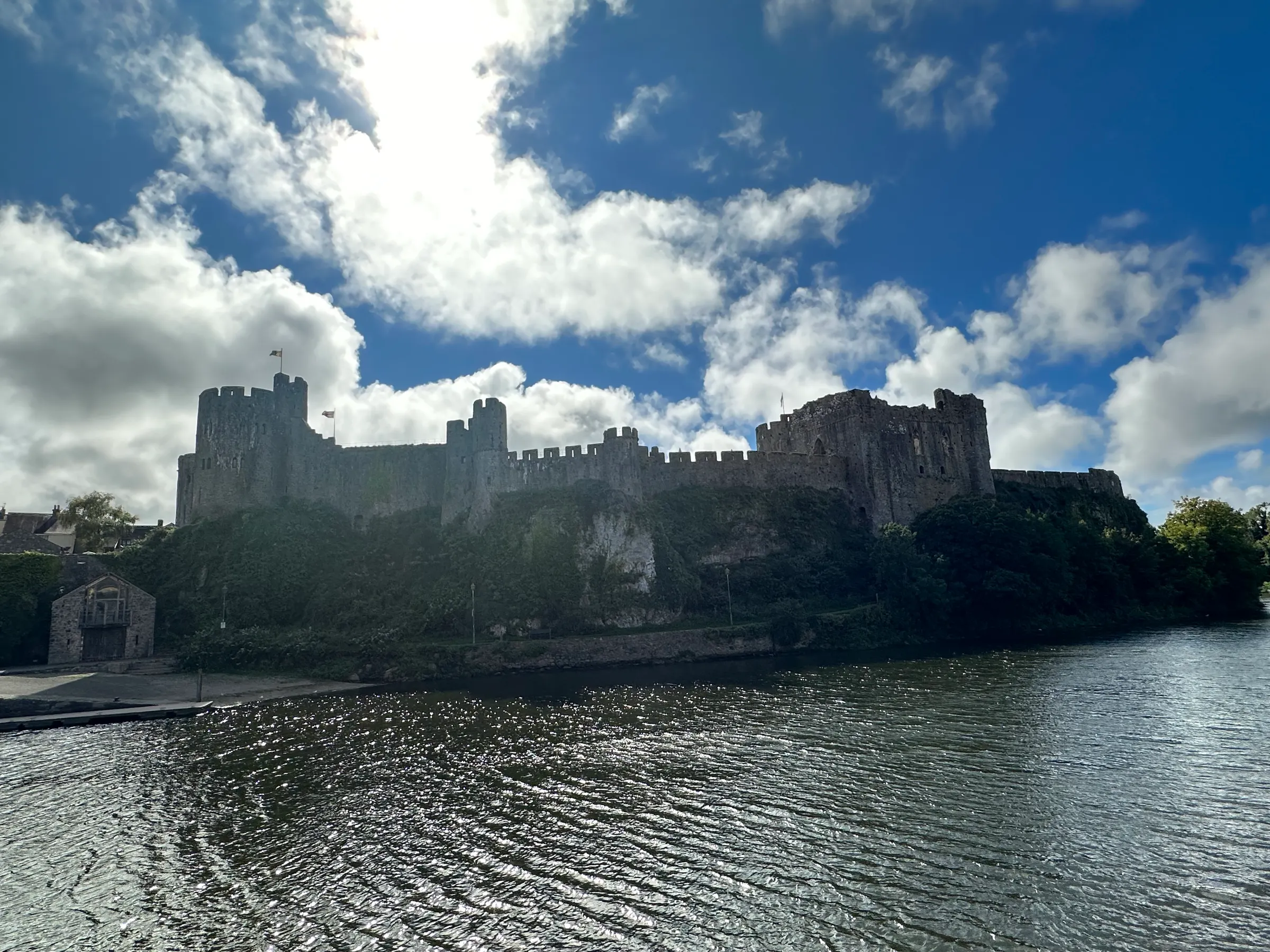 A nice shot of the whole castle. Unfortunately the sun was in a crummy place for the photo. Oh well.