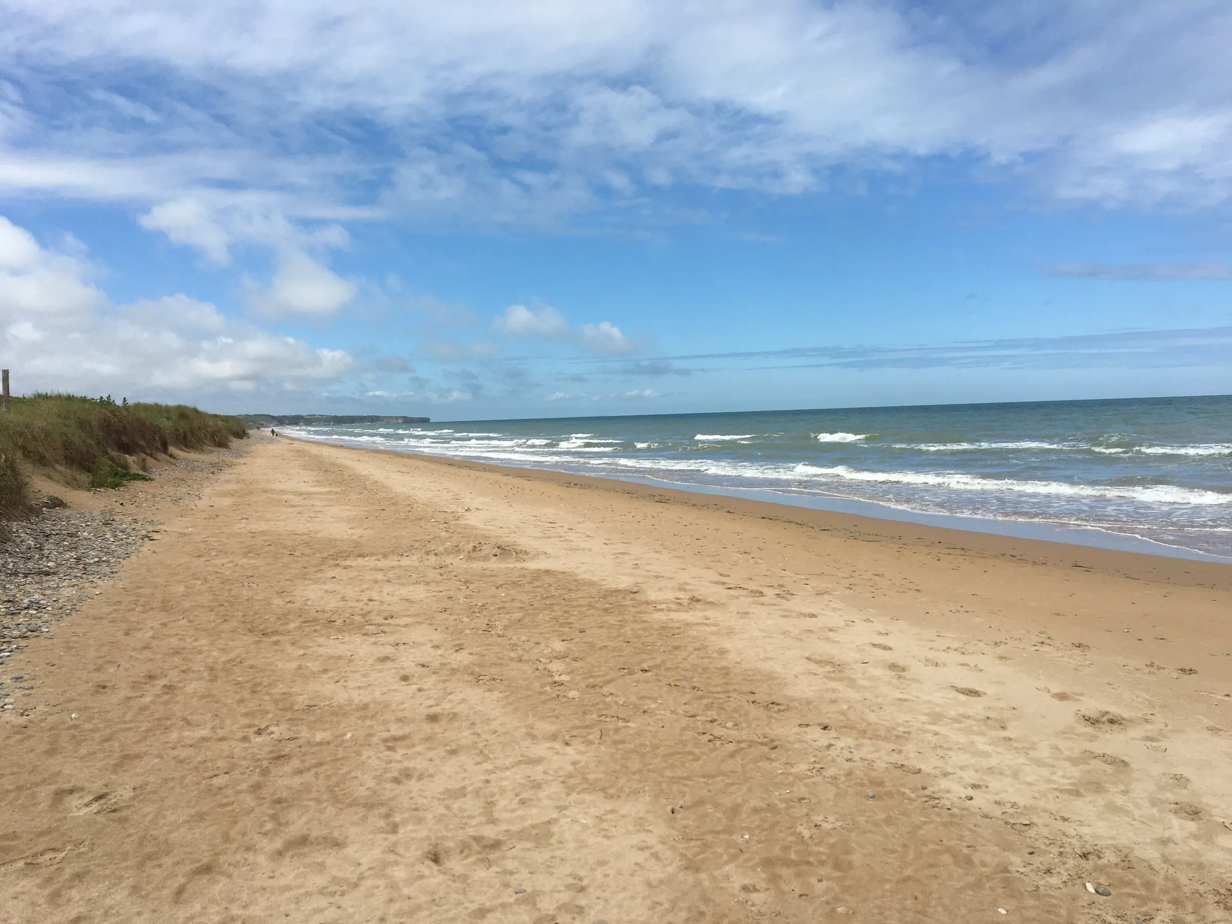Omaha Beach…the actual beach!
