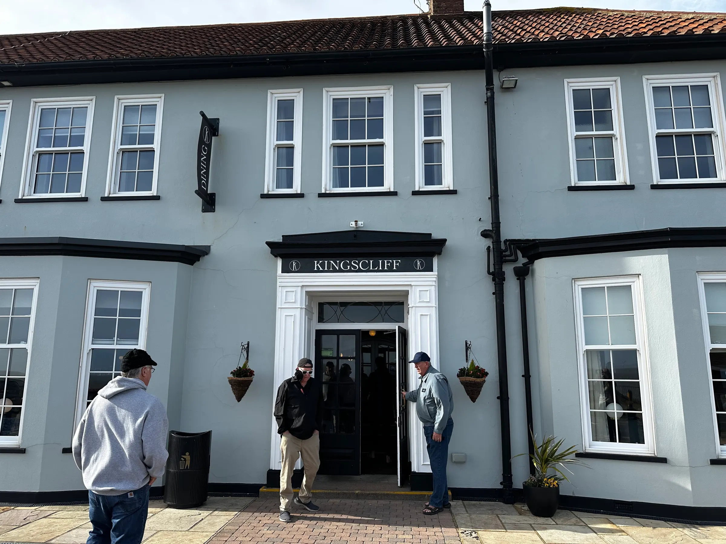 The Whitecliff Hotel, where we stayed at. Really nice place right across from the beach.