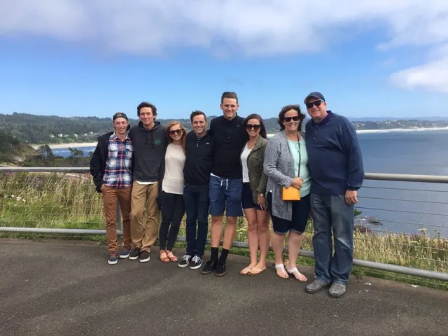 The whole crew again...Tyler, Beau, Madison, Austin, Travis, Mackenzie, Denise and I....