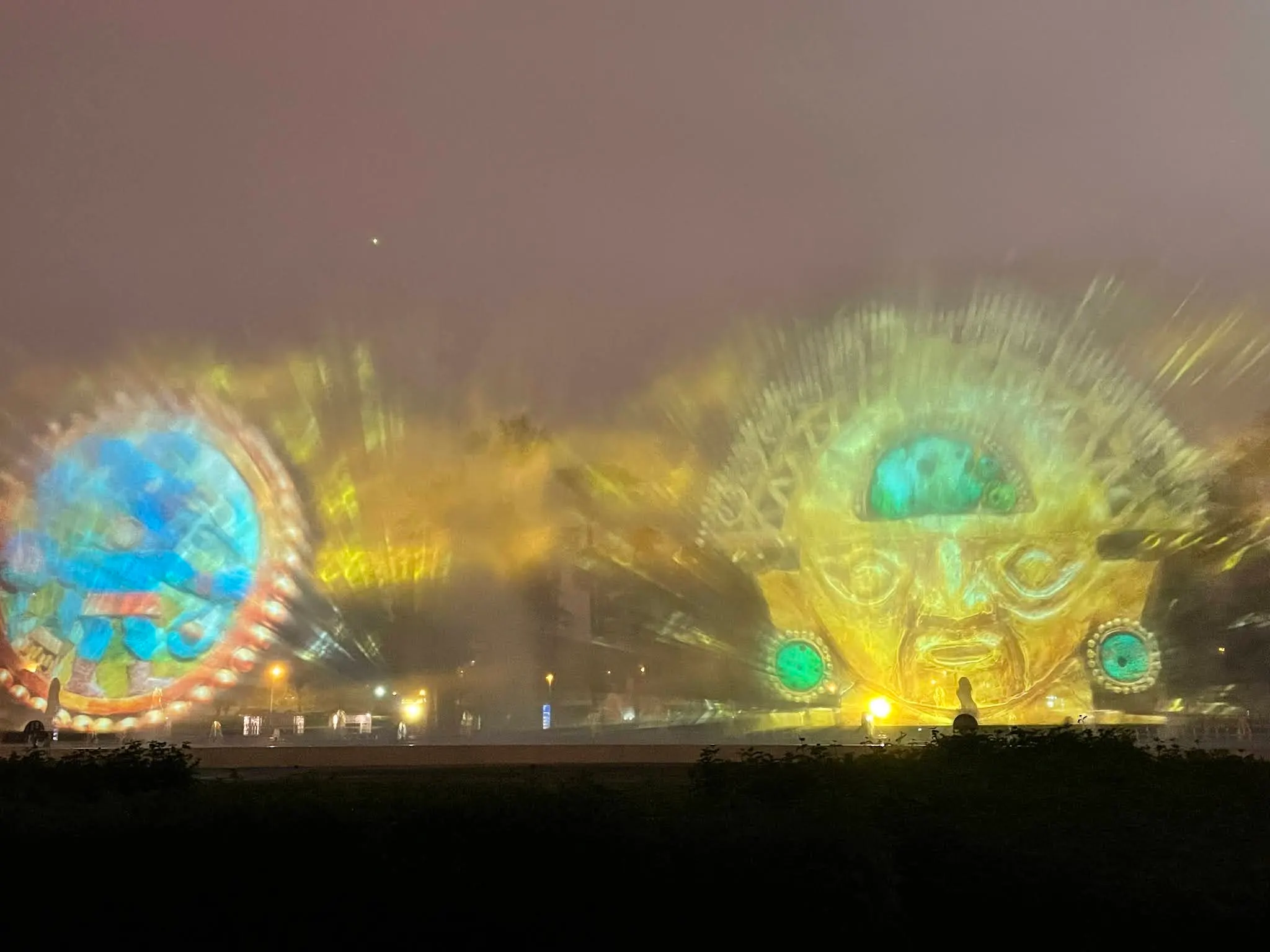 More water show pictures. It cost us $1 to get into this park. Everything is pretty cheap here.