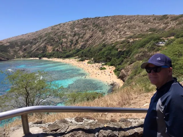 My goal...snorkeling fun...Hanauma Bay.