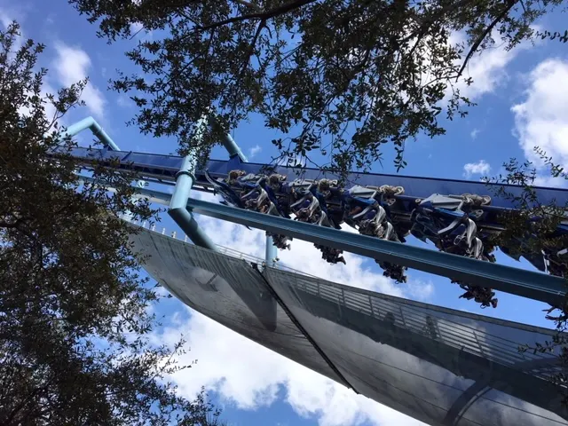 One of the crazy rides. This opens up and you are pretty much laying face down, horizontal to the earth as you do all kinds of crazy stuff. Naturally, I watched the crazies go on this thing.