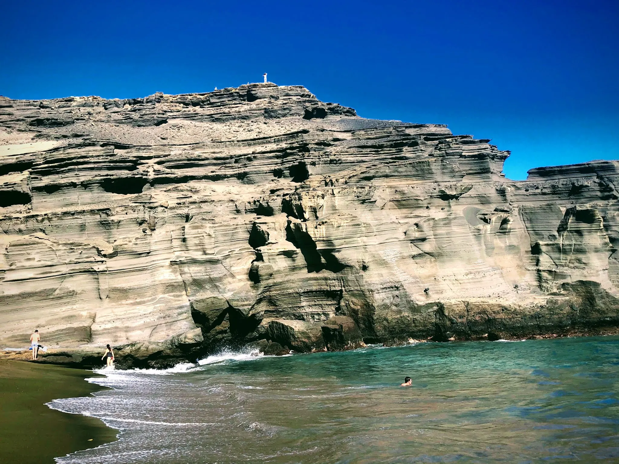 Green Sand Beach....