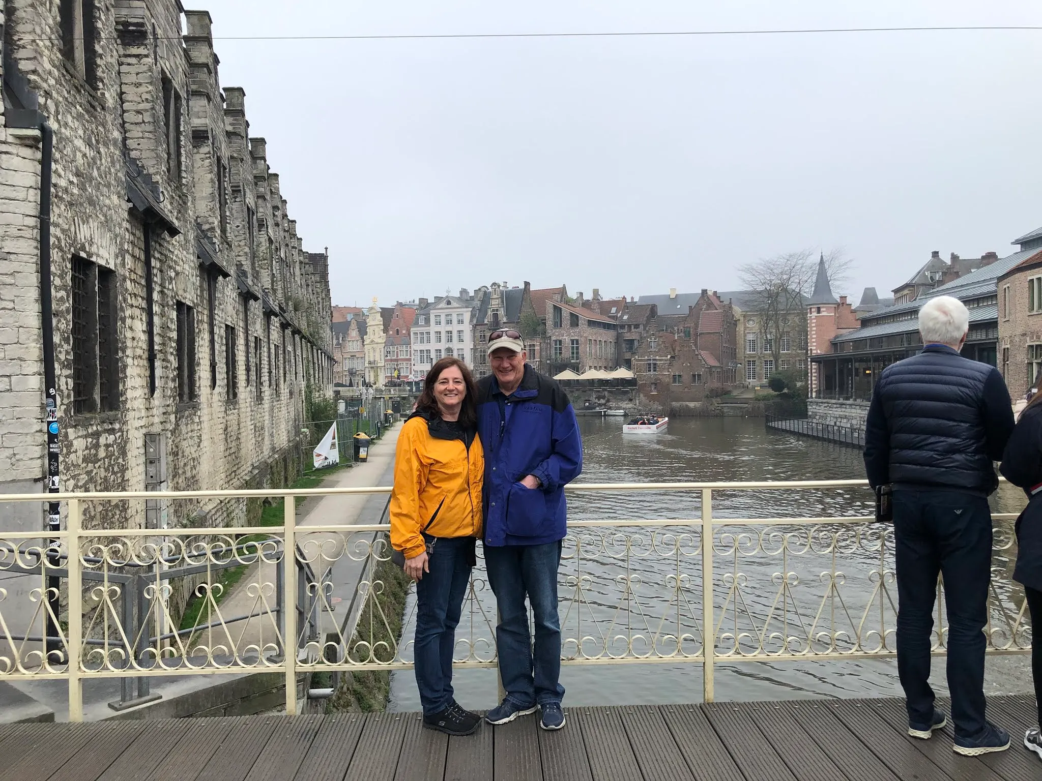 Kim and Ilene in Gent.