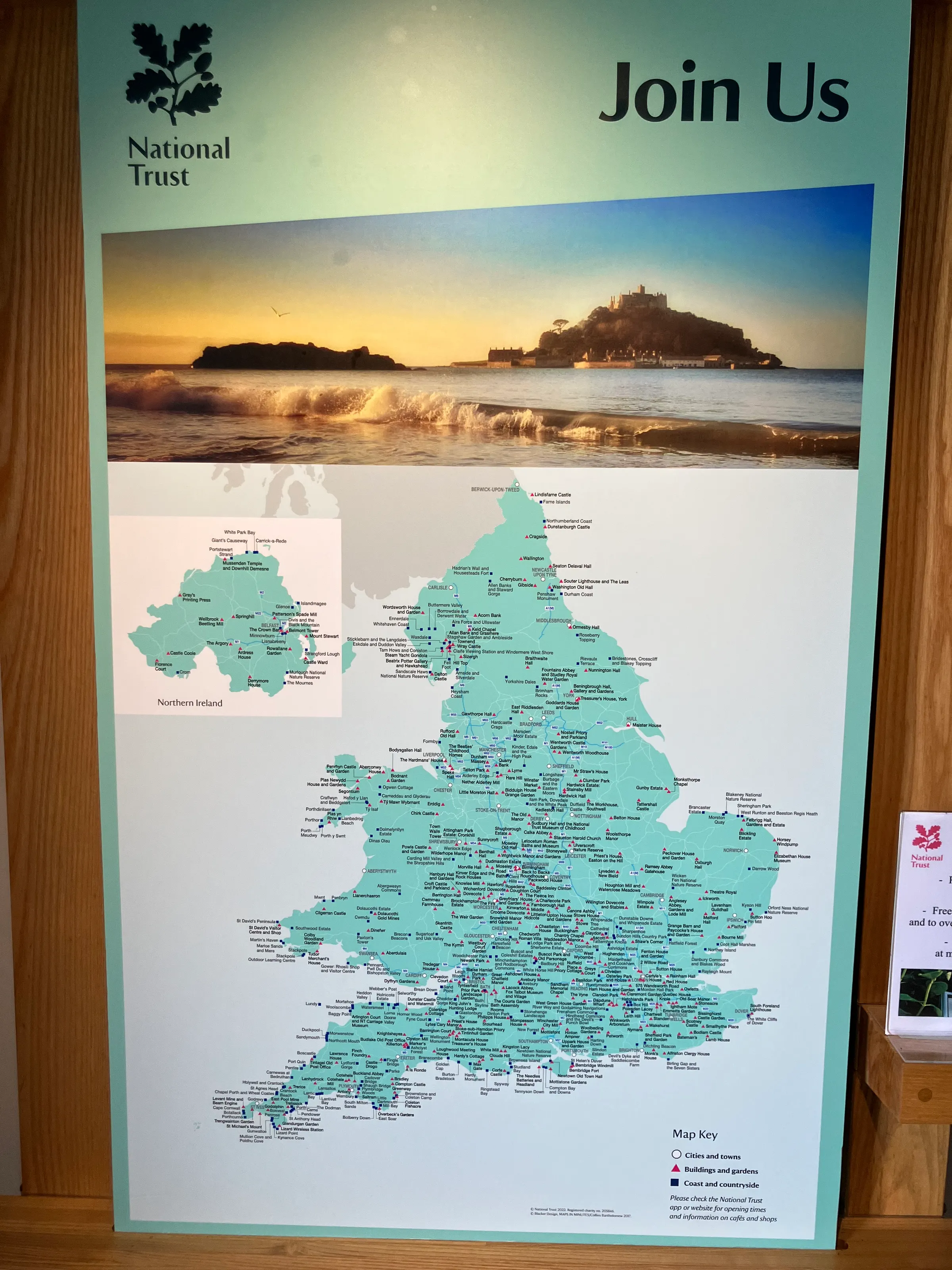 All the National Trust sites in Cornwall. Crazy! Lots to see and visit if you so chose.