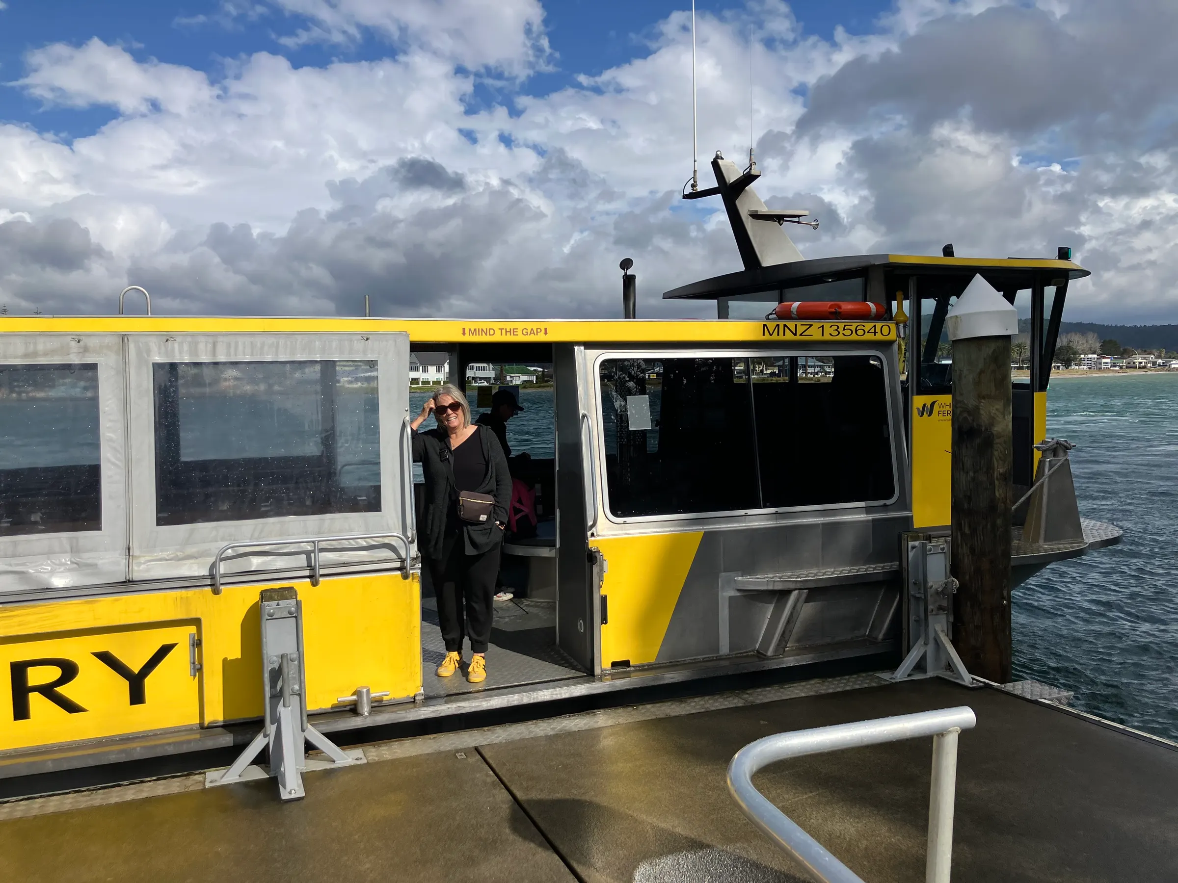 Our ferry boat over to Whitianga.