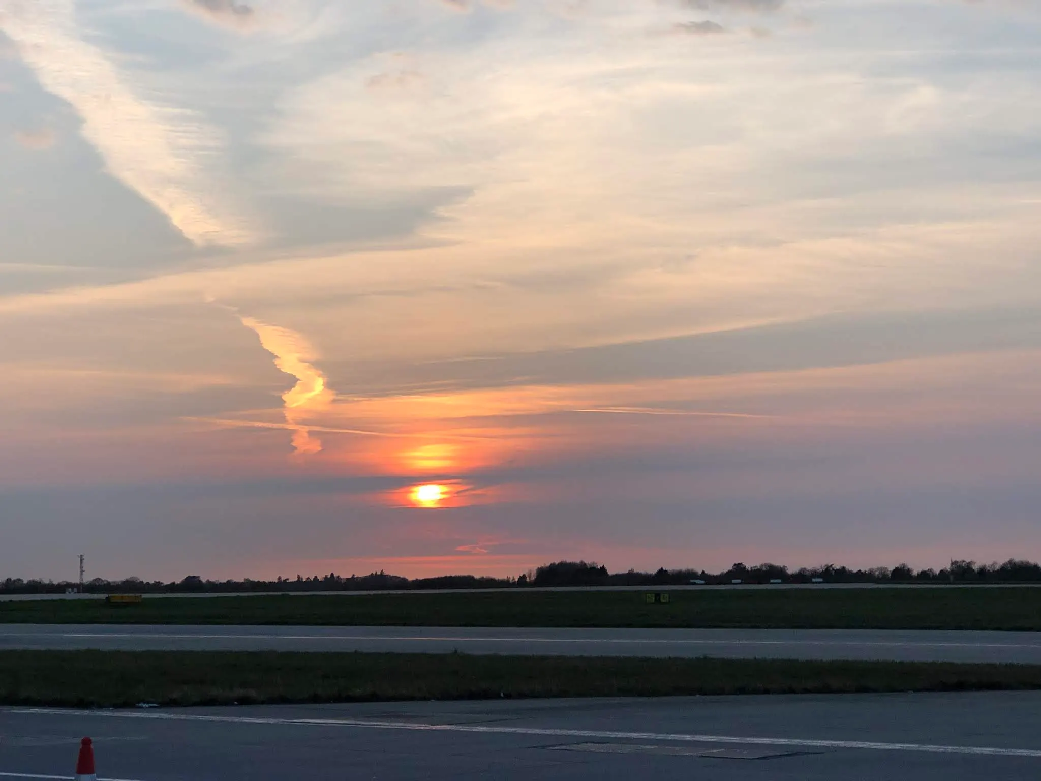 The sun goes own on our day