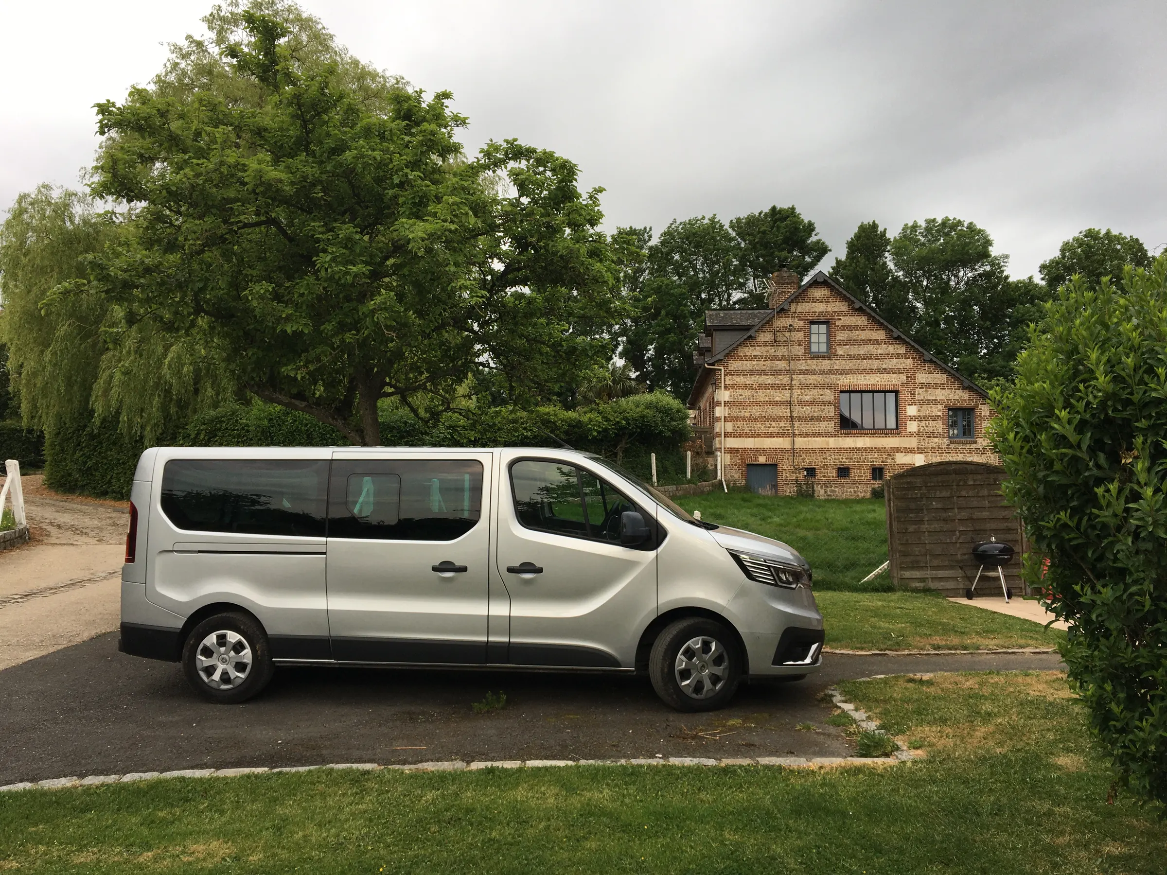 Our buggy parked just outside our AIRBNB. You can’t see the AIRBNB which is to the right of the van.