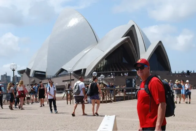 About to go take our Opera House tour...