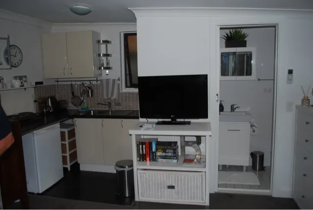 Inside the flat....
