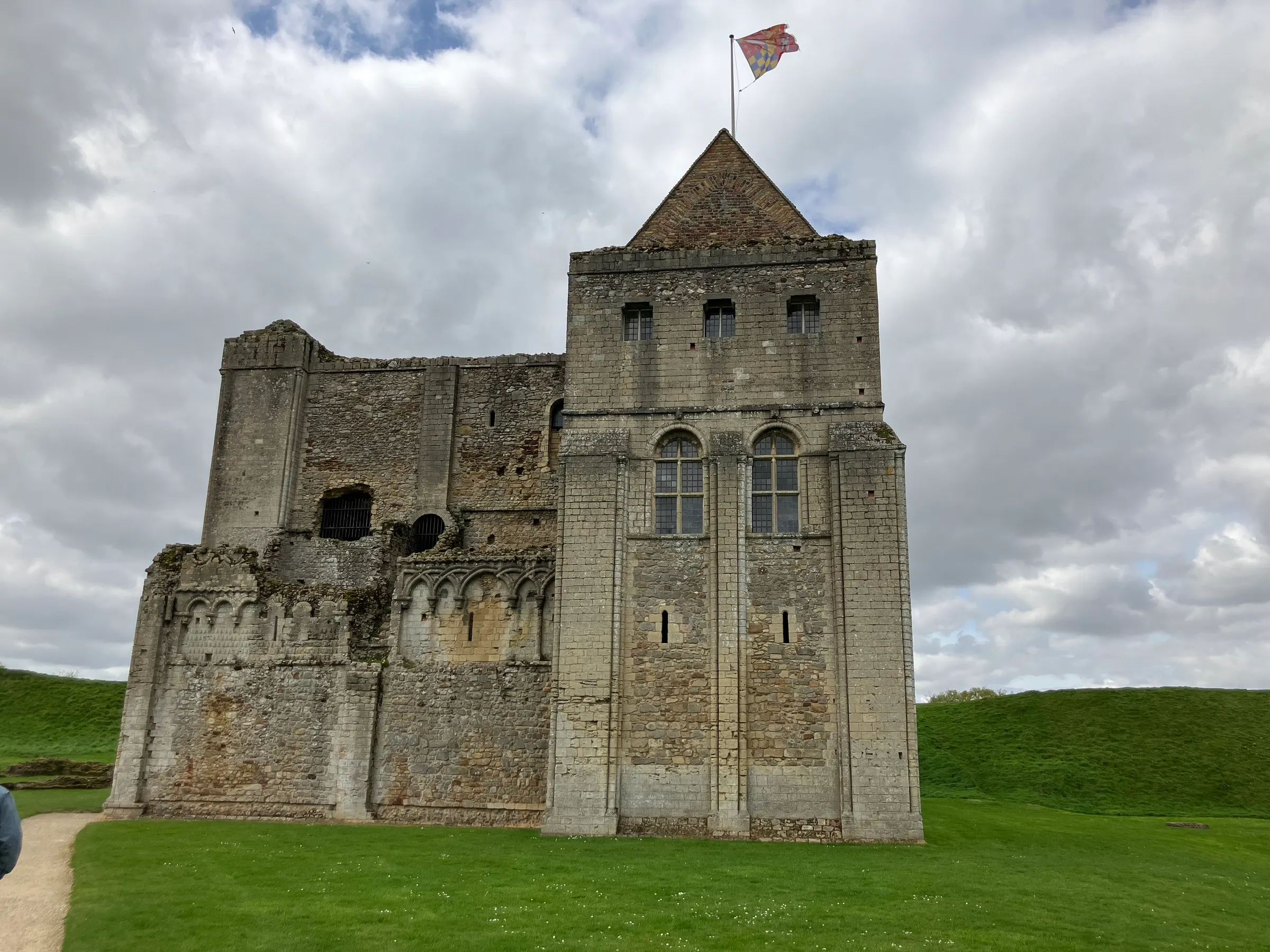 Castle at Castle Rising. It was pretty cool.