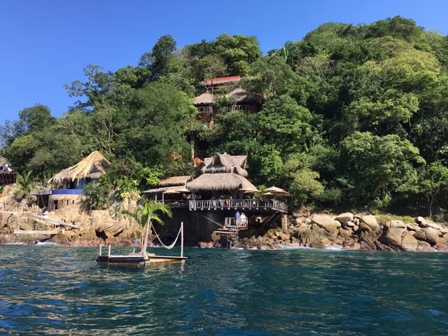 Ocean Grill.....pretty amazing. The floating dock there had a hammock that you could swim out to and lounge in.