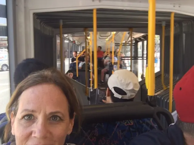 Bus ride to Bondi...