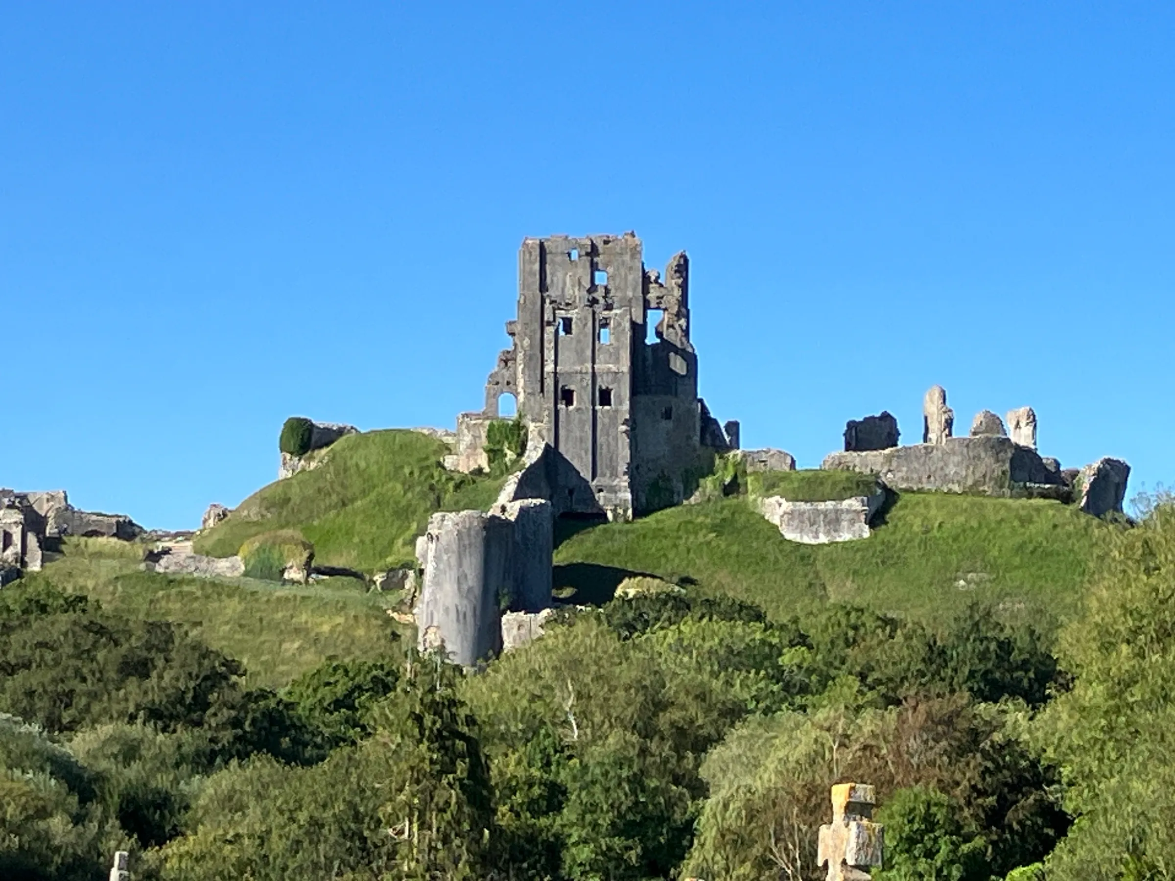 Corfe Castle.