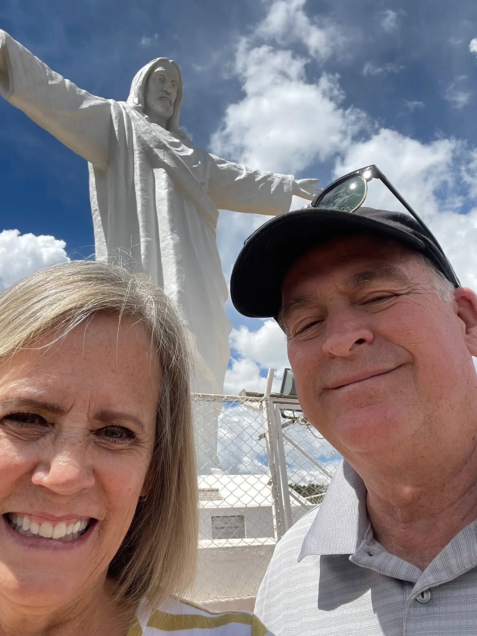 Another shot at the Cristo Blanco….