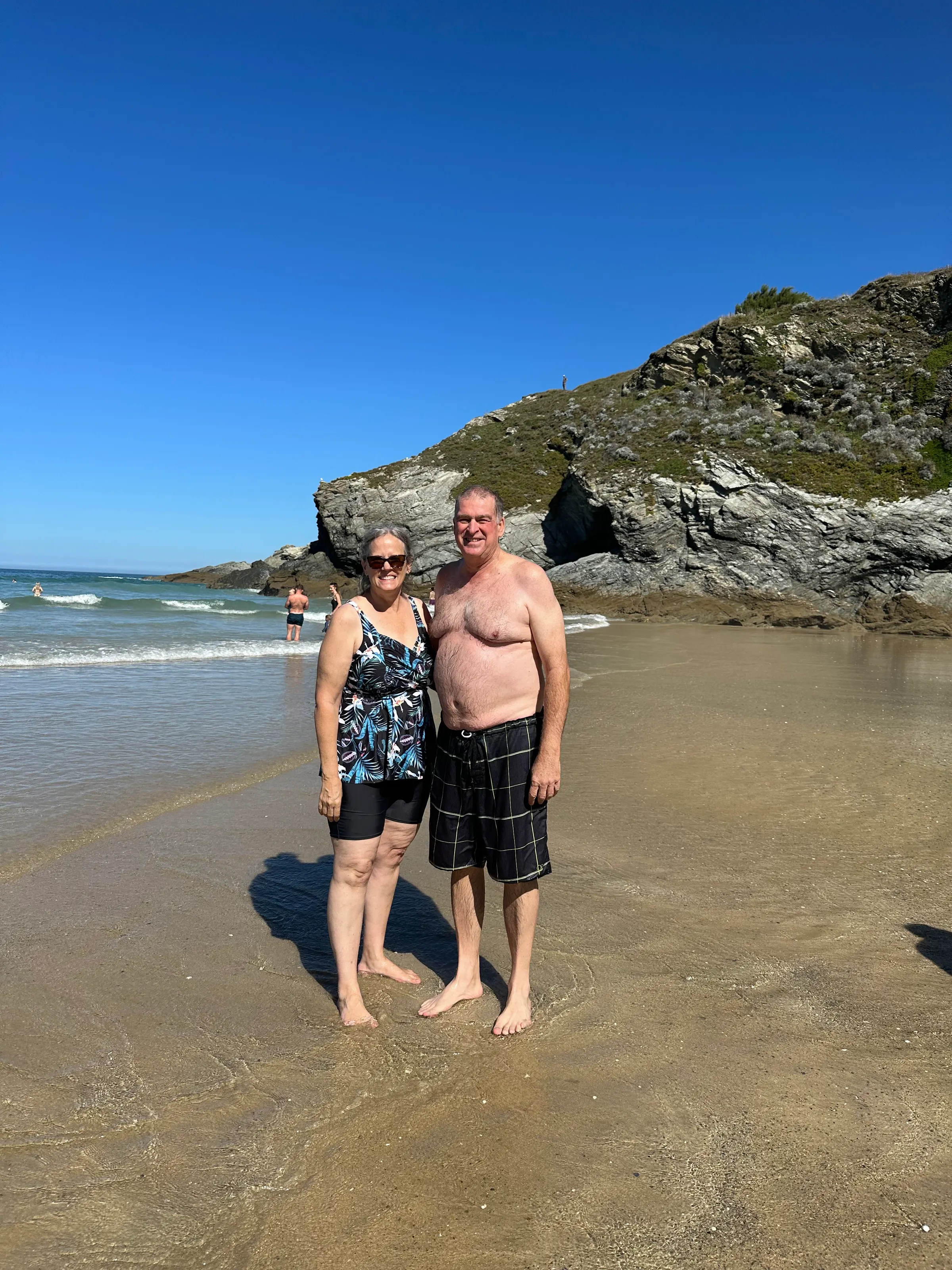 Loving the ocean with my beautiful wife. So glad to do these things with here by my side.