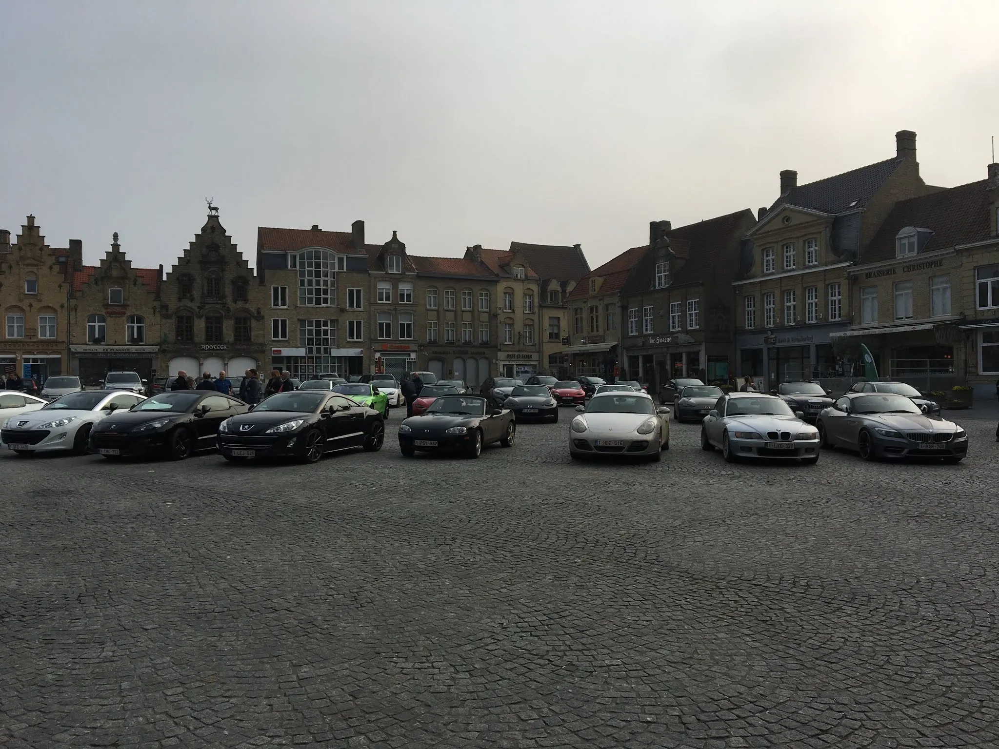 The car show in Veurne