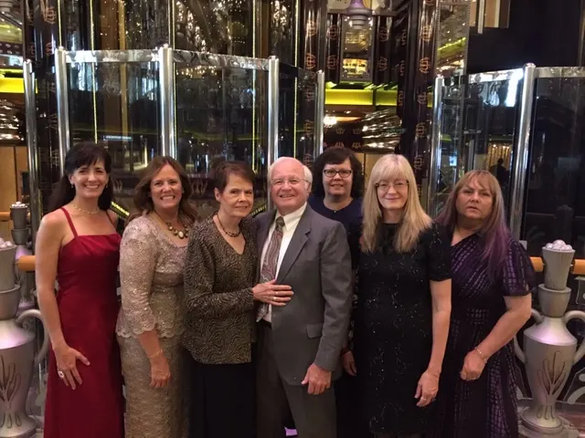 The family (minus their son)......