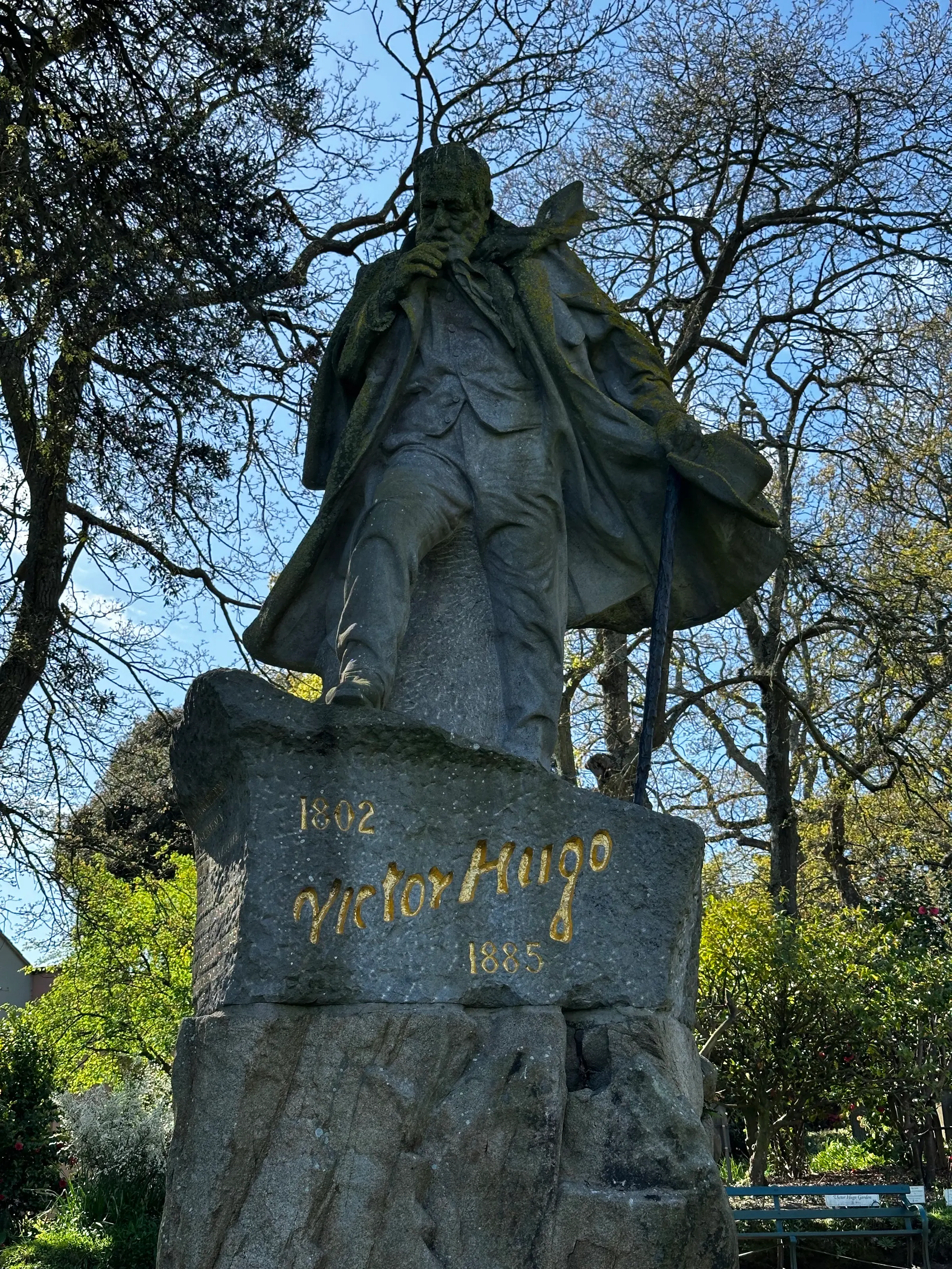 Mr. Hugo watching over Candie Garden.