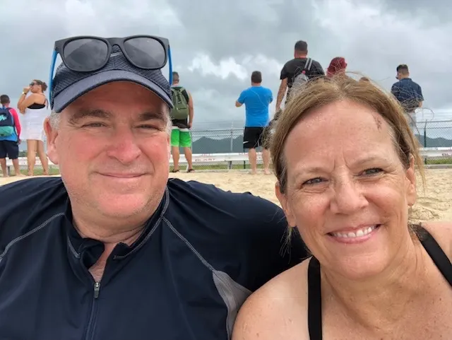 The anniversary couple....37 years of wedded bliss.