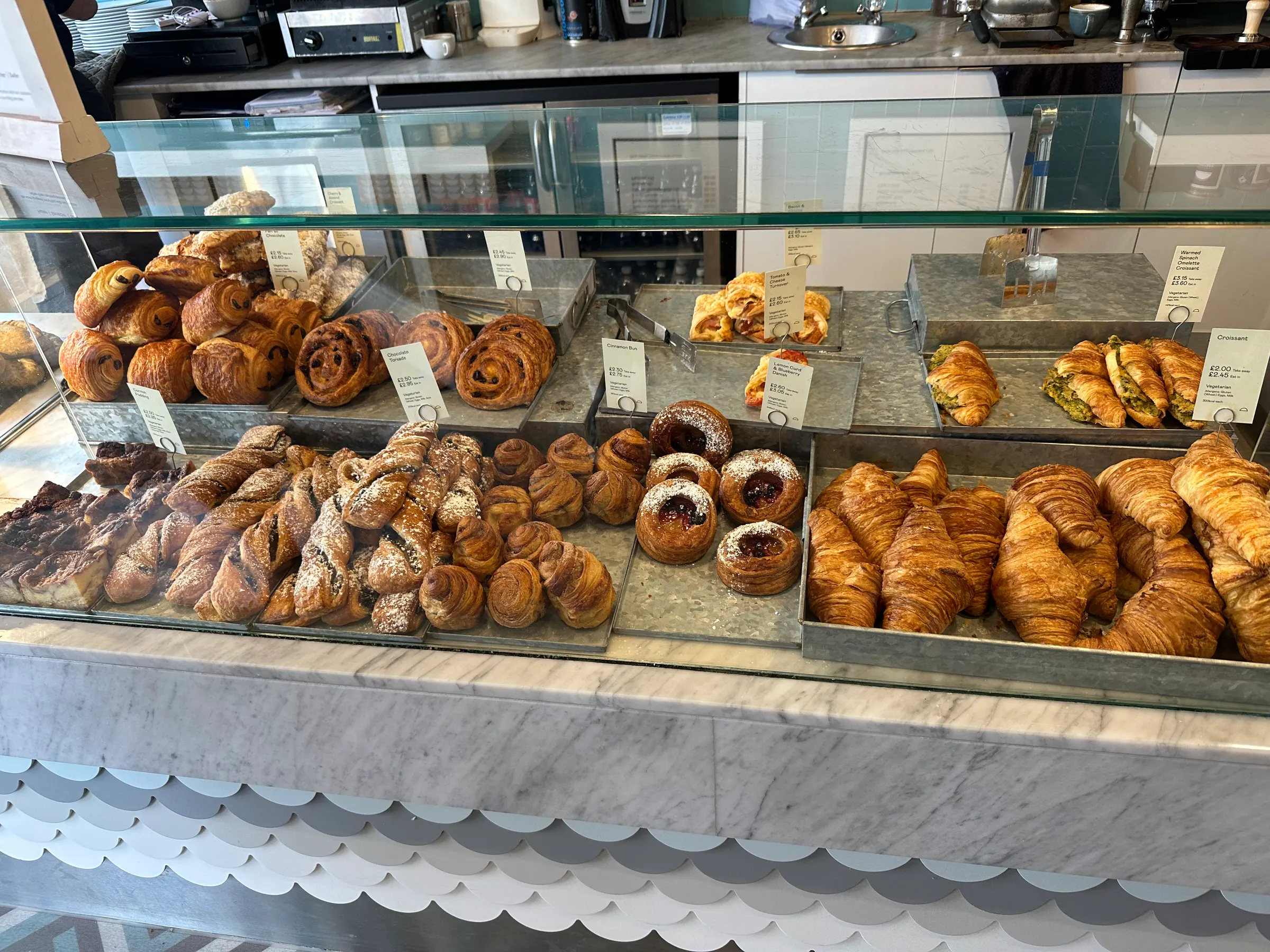 Pastry heaven at one of the many bakeries.