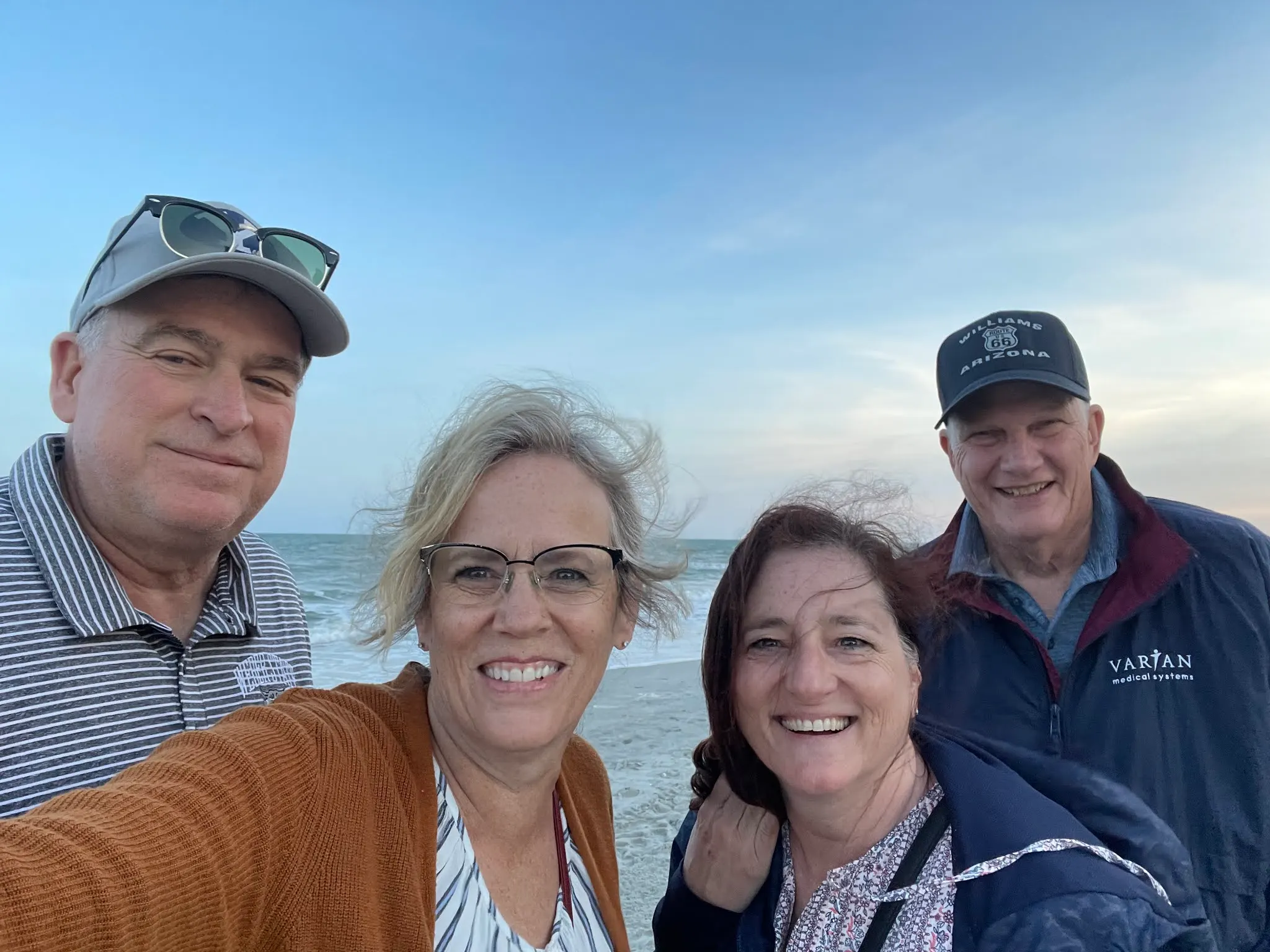 On the beach at Myrtle Beach.....