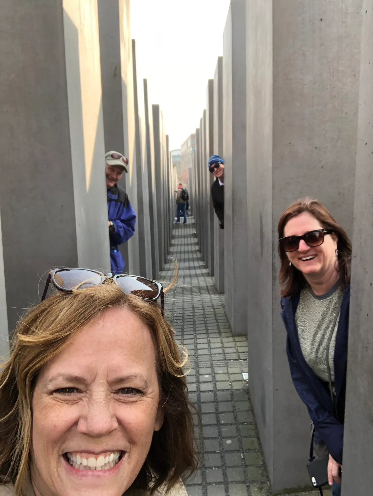 Jewish Memorial...4 tourists and a Jewish ghost!