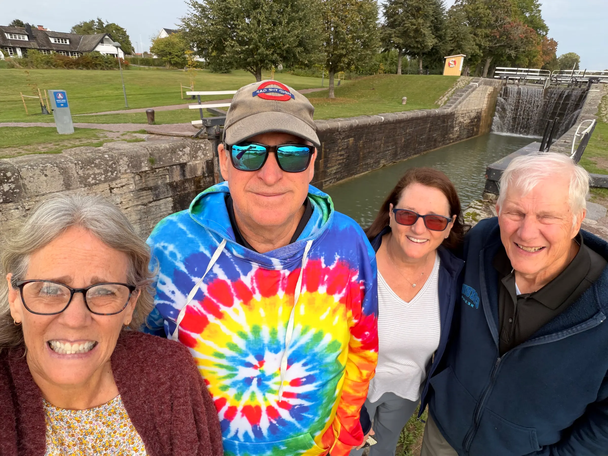 Us at the Berg Locks. You can see one of the locks behind us.