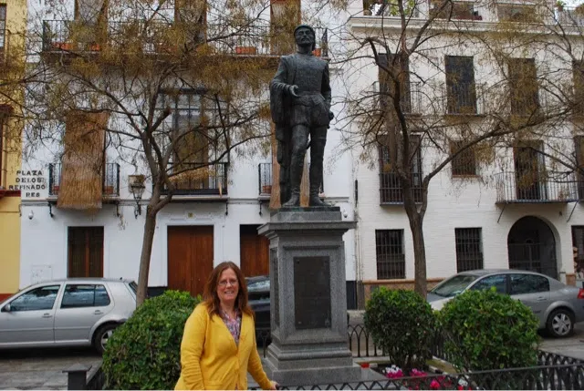 Denise with Don Juan. She was swept off her feet!