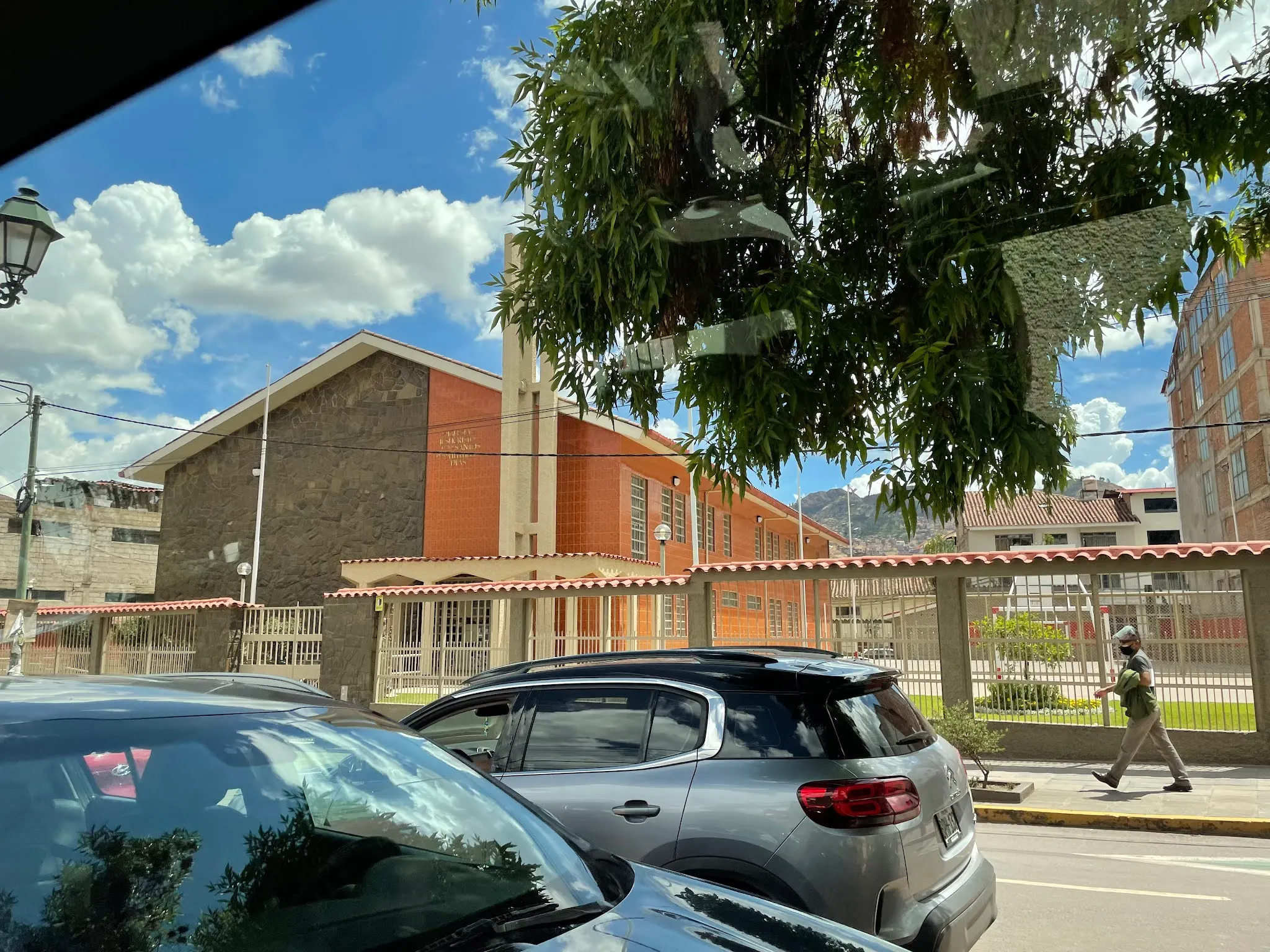 Passing our church. I don’t think that is one that we will go to. There is one only an 8 minute walk from where we are. But maybe this will be it. We’ll see.