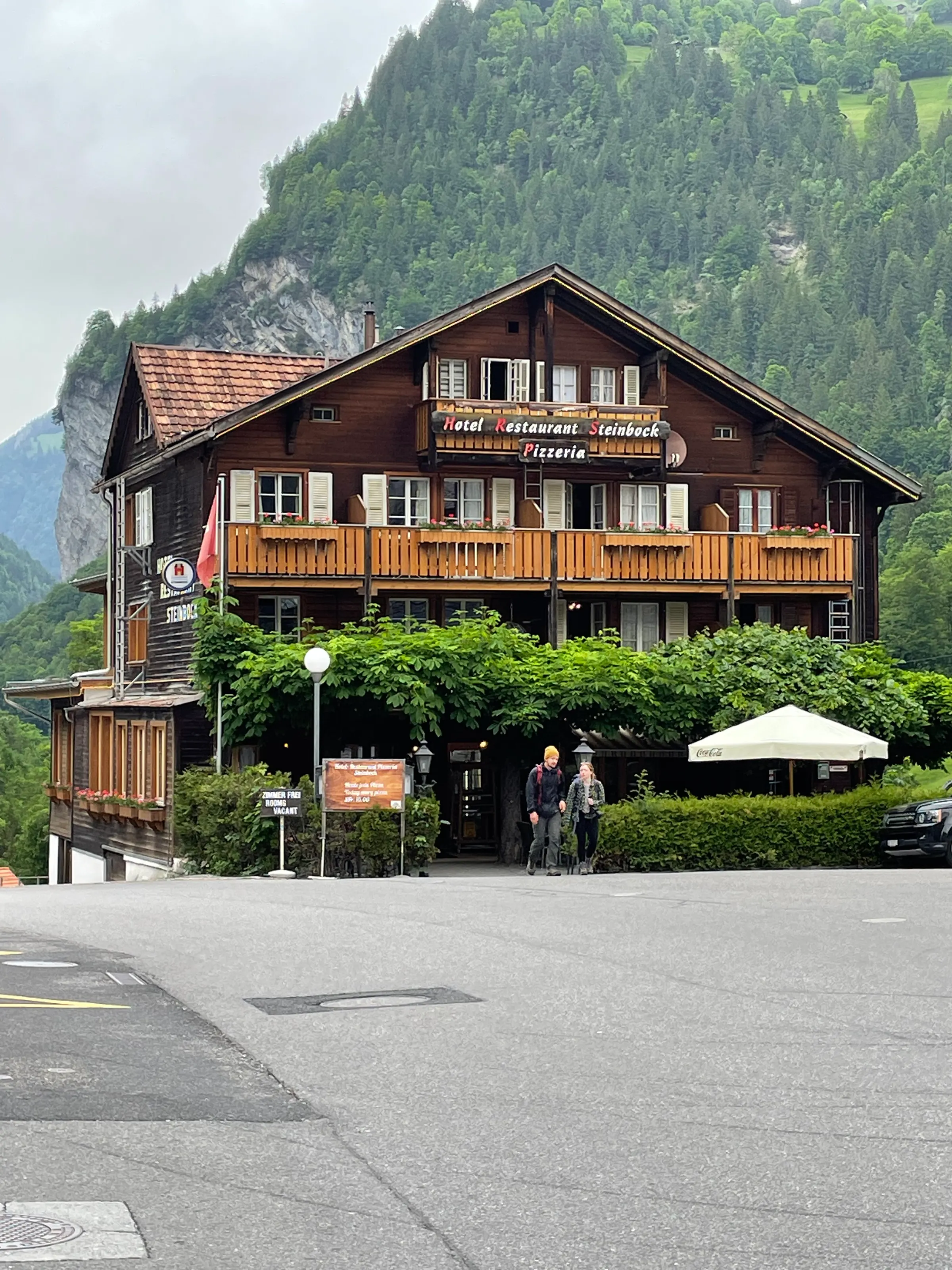 Our hotel entry and restaurant. We ate there last night.