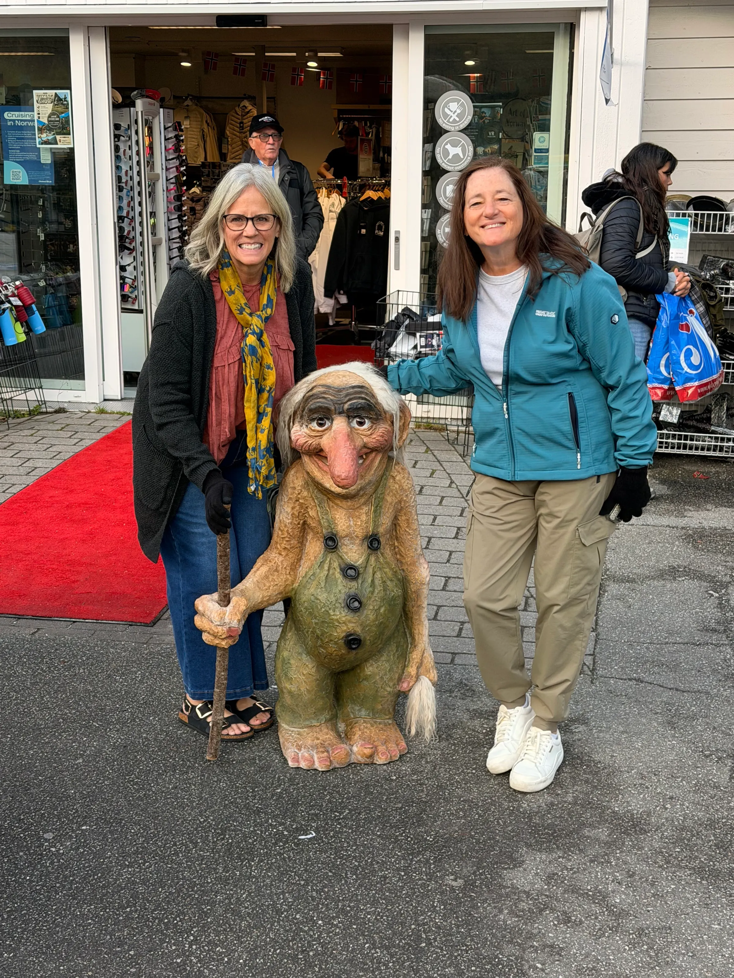 Trolls are everywhere. It’s fun to get pictures with them.
