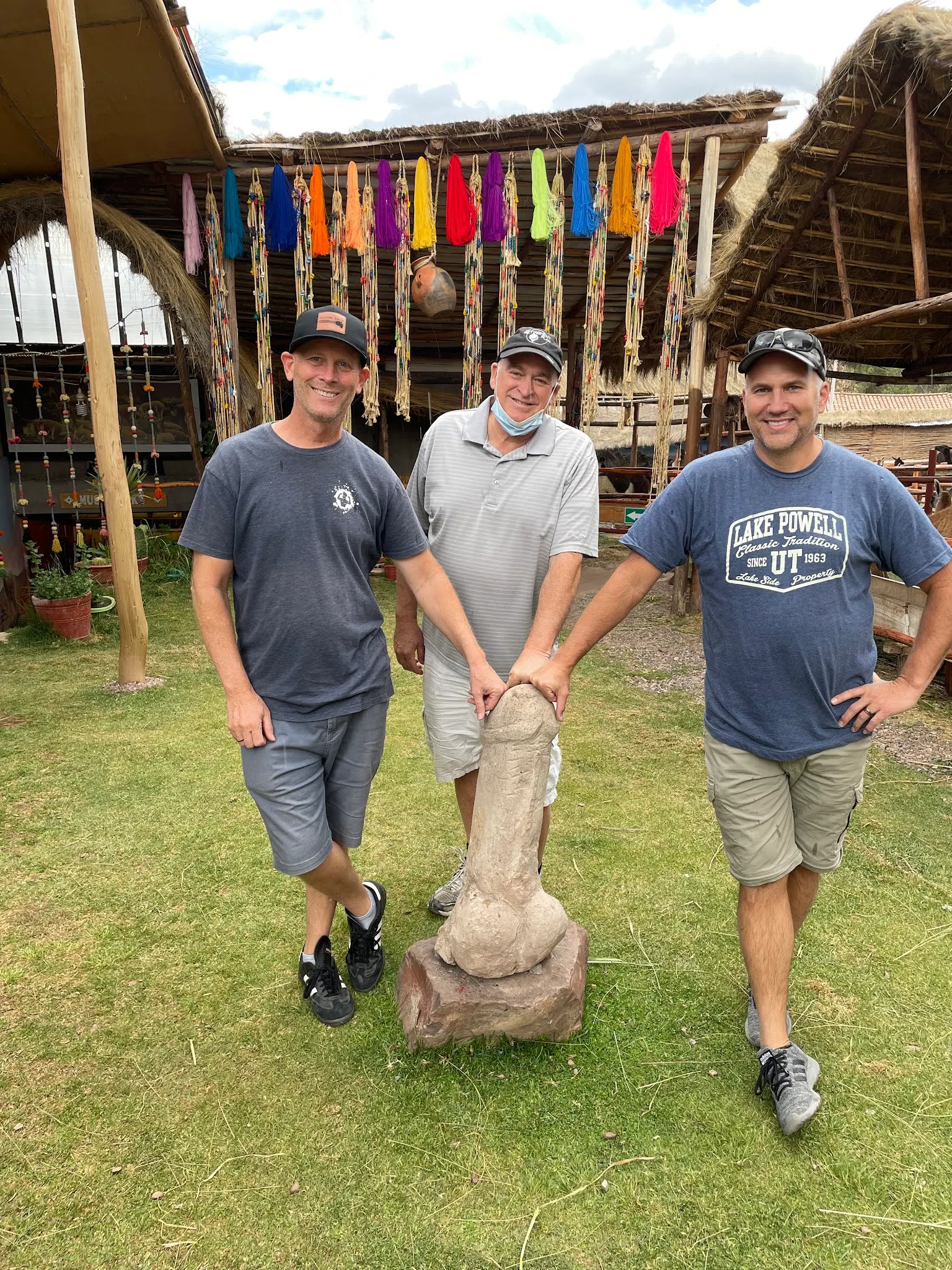 They said this was a monument to fertility. How many children between us do we have? Honestly, I feel like I’m back in Greece as you see these ‘statues’ all over the place.