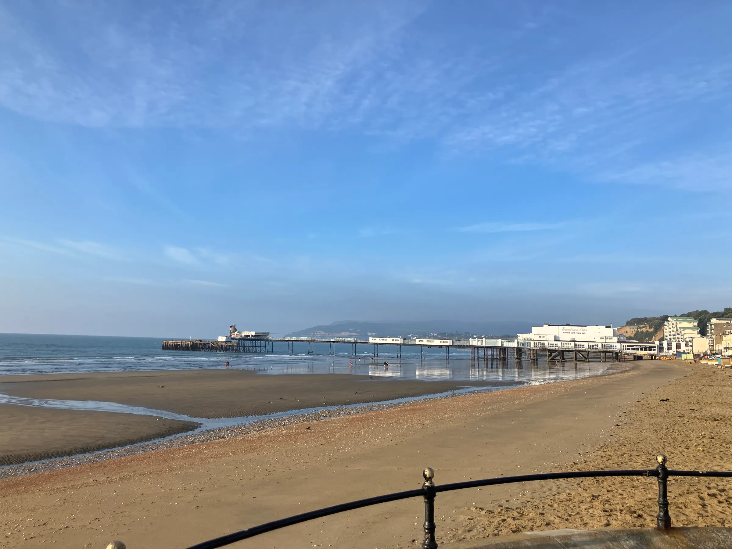 Sandown Pier. They had an eatery and Game Center for kids and families on it.